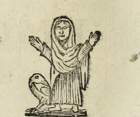 An illustration from Gasparis Aloysii Oderici ... Dissertationes et adnotationes in aliquot ineditas veterum inscriptiones et numismata accedunt inscriptiones et monumenta quae extant in bibliotheca monachorum camaldulensium S. Gregorii in Monte Coelio explicationibvs illvstrata, 1765, leaf 283
