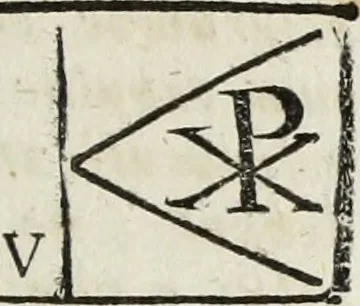 An illustration from Gasparis Aloysii Oderici ... Dissertationes et adnotationes in aliquot ineditas veterum inscriptiones et numismata accedunt inscriptiones et monumenta quae extant in bibliotheca monachorum camaldulensium S. Gregorii in Monte Coelio explicationibvs illvstrata, 1765, leaf 66