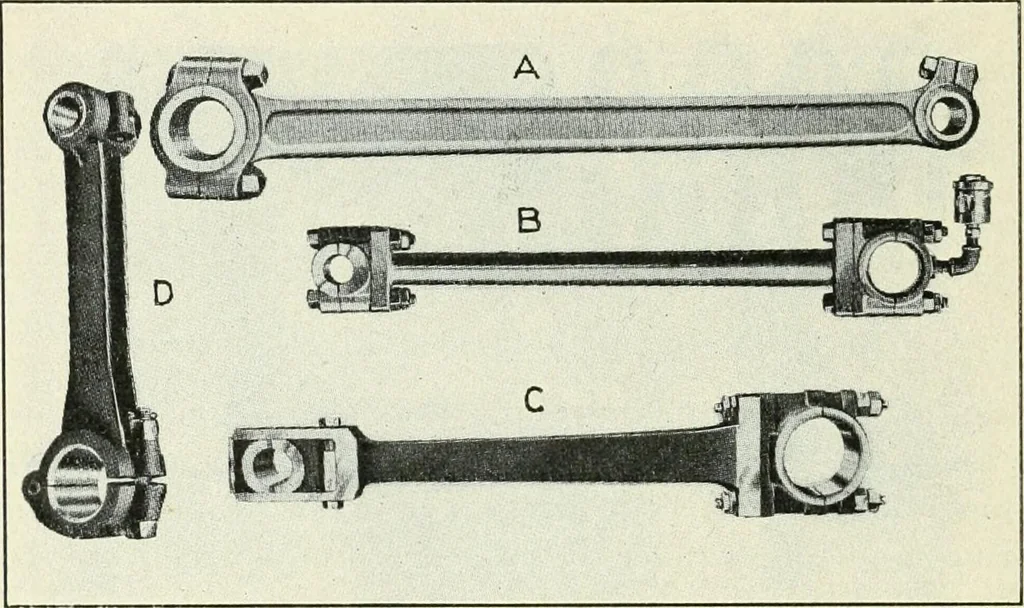 An illustration from The modern gas tractor, its construction, utility, operation and repair; a practical treatise defining every branch of up-to-date gas tractor engineering, driving and maintenance in a non-technical manner. Considers fully all types of power plants and their components, methods of drive and speed changing mechanisms. Describes design and construction of all parts, their installation and adjustment as well as practical application of tractors in the field, 1914, leaf 136