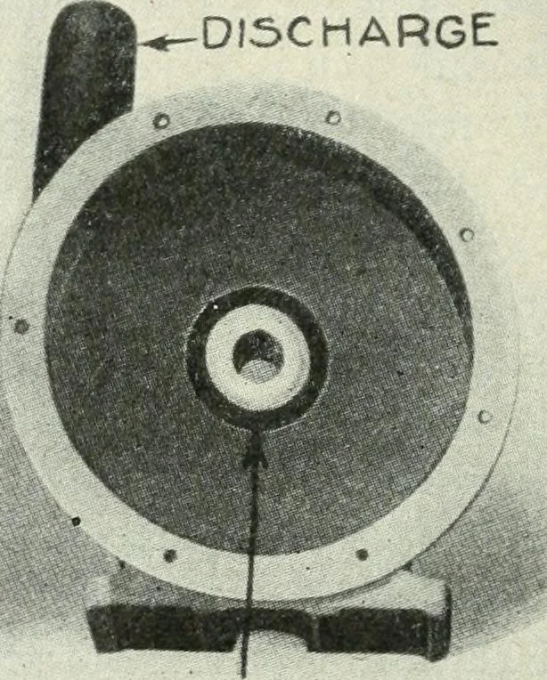 An illustration from The modern gas tractor, its construction, utility, operation and repair; a practical treatise defining every branch of up-to-date gas tractor engineering, driving and maintenance in a non-technical manner. Considers fully all types of power plants and their components, methods of drive and speed changing mechanisms. Describes design and construction of all parts, their installation and adjustment as well as practical application of tractors in the field, 1914, leaf 222