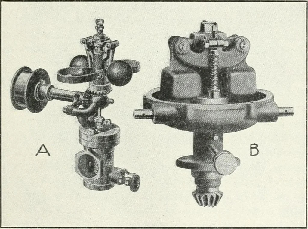 An illustration from The modern gas tractor, its construction, utility, operation and repair; a practical treatise defining every branch of up-to-date gas tractor engineering, driving and maintenance in a non-technical manner. Considers fully all types of power plants and their components, methods of drive and speed changing mechanisms. Describes design and construction of all parts, their installation and adjustment as well as practical application of tractors in the field, 1914, leaf 327