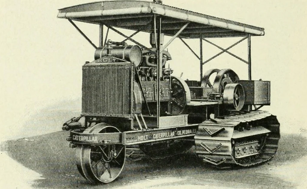 An illustration from The modern gas tractor, its construction, utility, operation and repair; a practical treatise defining every branch of up-to-date gas tractor engineering, driving and maintenance in a non-technical manner. Considers fully all types of power plants and their components, methods of drive and speed changing mechanisms. Describes design and construction of all parts, their installation and adjustment as well as practical application of tractors in the field, 1914, leaf 368