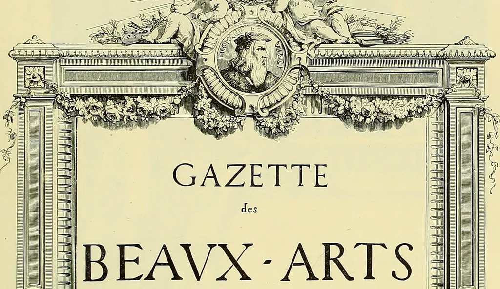 An illustration from Gazette des beaux-arts, 1859, leaf 8