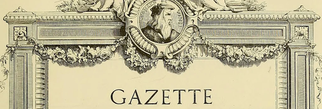 An illustration from Gazette des beaux-arts, 1859, leaf 7