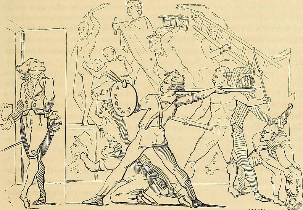 An illustration from Gazette des beaux-arts, 1859, leaf 121