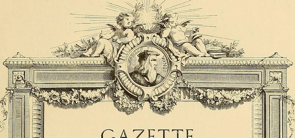 An illustration from Gazette des beaux-arts, 1859, leaf 7