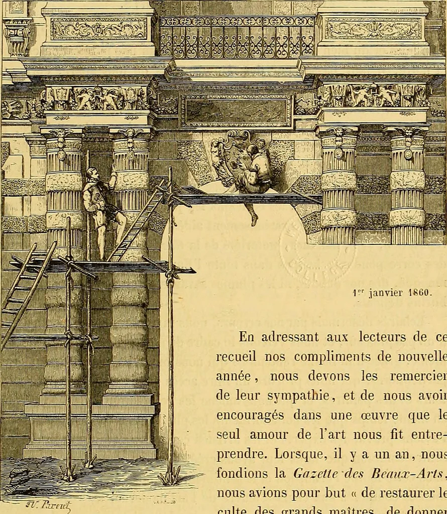An illustration from Gazette des beaux-arts, 1859, leaf 9