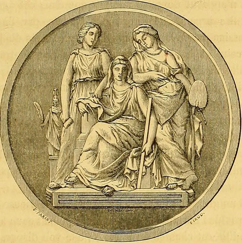 An illustration from Gazette des beaux-arts, 1859, leaf 14