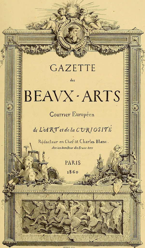 An illustration from Gazette des beaux-arts, 1859, leaf 8