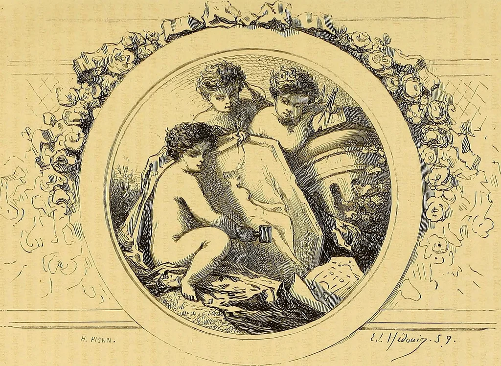 An illustration from Gazette des beaux-arts, 1859, leaf 65