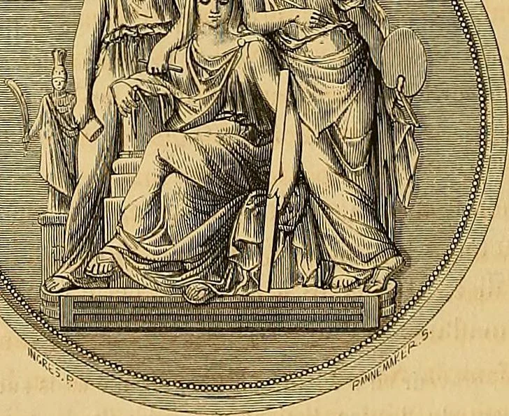 An illustration from Gazette des beaux-arts, 1859, leaf 54