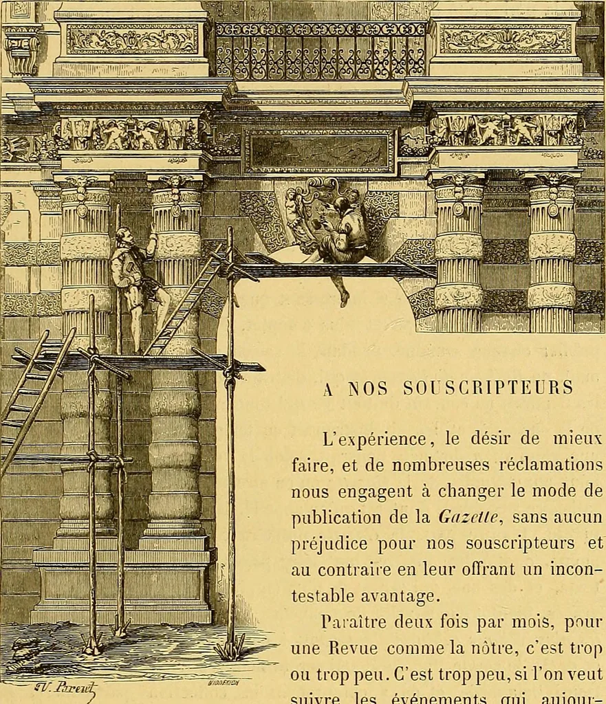 An illustration from Gazette des beaux-arts, 1859, leaf 9