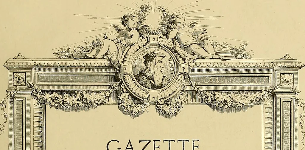 An illustration from Gazette des beaux-arts, 1859, leaf 9