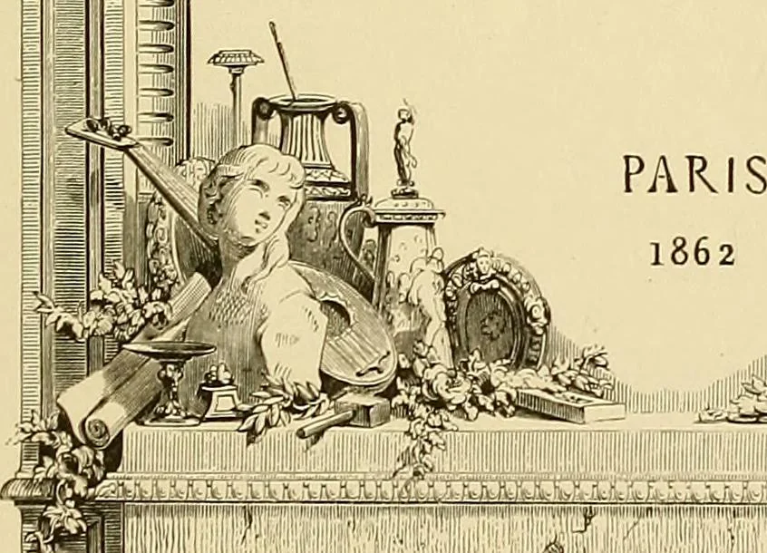 An illustration from Gazette des beaux-arts, 1859, leaf 8