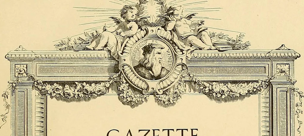 An illustration from Gazette des beaux-arts, 1859, leaf 8