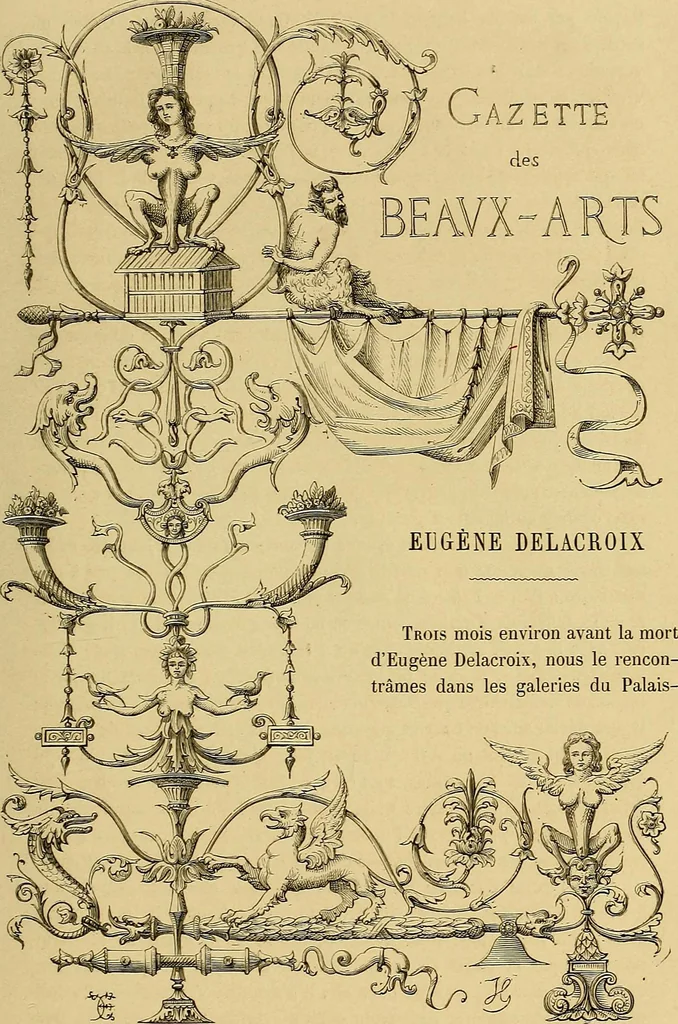 An illustration from Gazette des beaux-arts, 1859, leaf 11