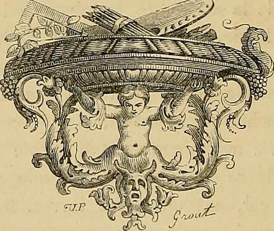 An illustration from Gazette des beaux-arts, 1859, leaf 196