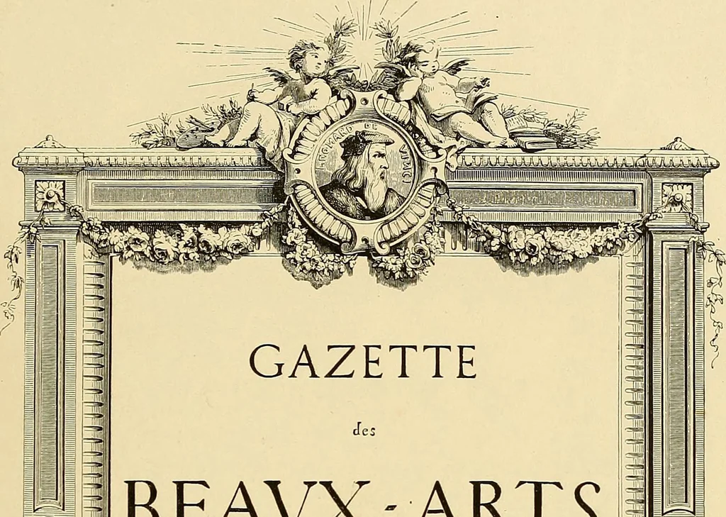 An illustration from Gazette des beaux-arts, 1859, leaf 8