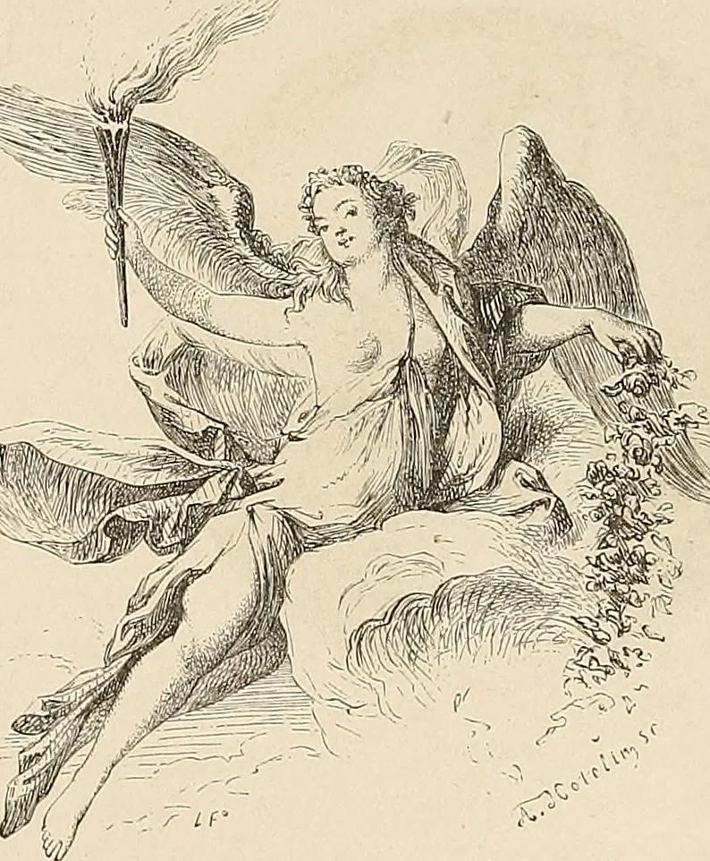 An illustration from Gazette des beaux-arts, 1859, leaf 45