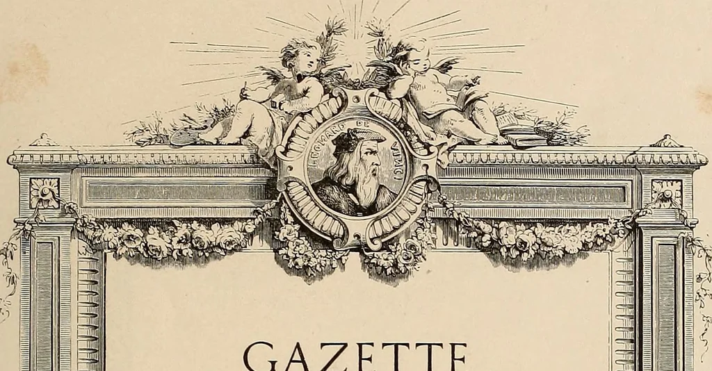An illustration from Gazette des beaux-arts, 1859, leaf 8