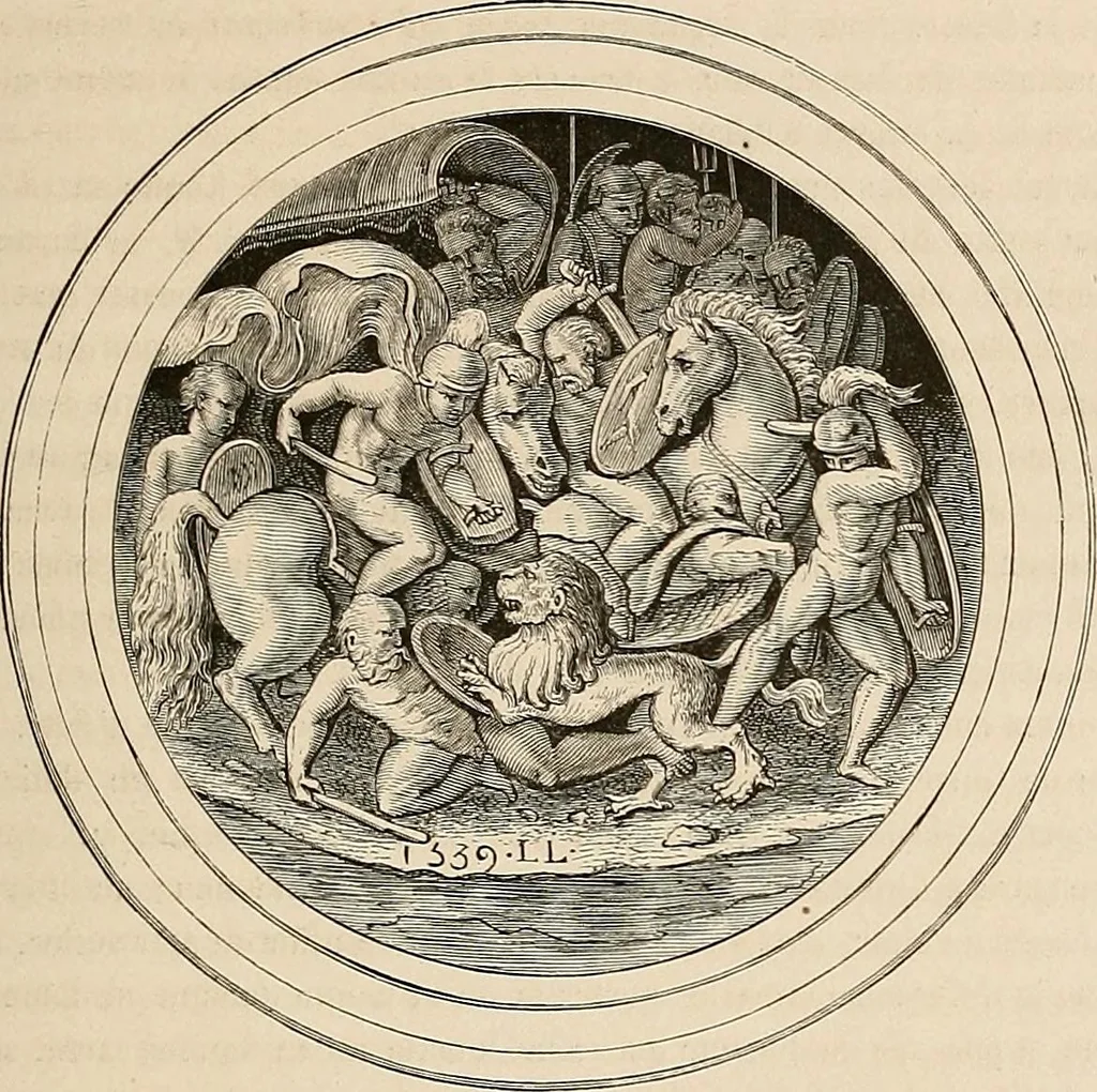 An illustration from Gazette des beaux-arts, 1859, leaf 55