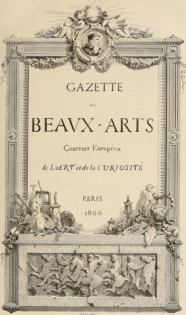 An illustration from Gazette des beaux-arts, 1859, leaf 7