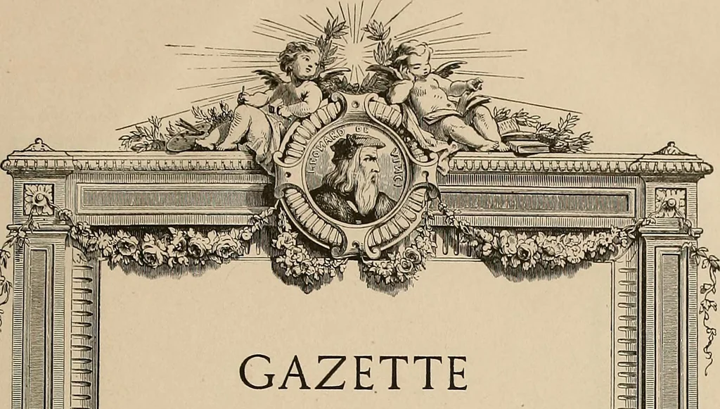 An illustration from Gazette des beaux-arts, 1859, leaf 7