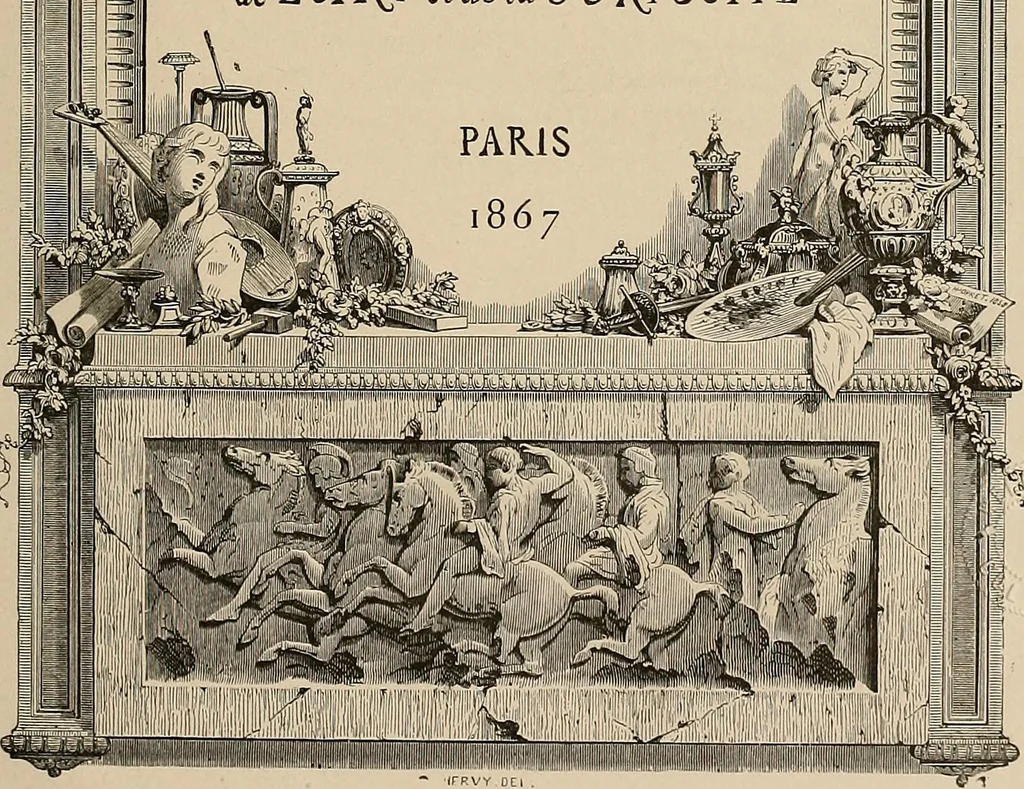 An illustration from Gazette des beaux-arts, 1859, leaf 7