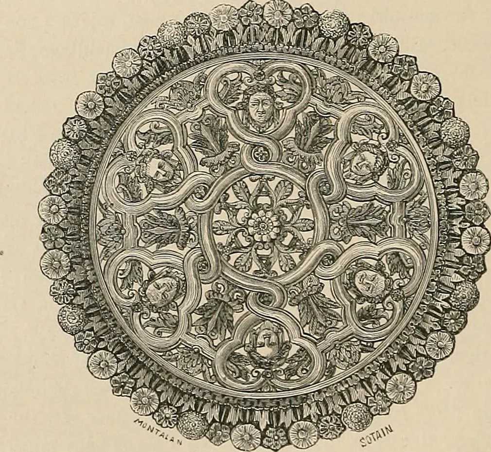 An illustration from Gazette des beaux-arts, 1859, leaf 82