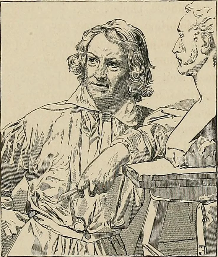 An illustration from Gazette des beaux-arts, 1859, leaf 583