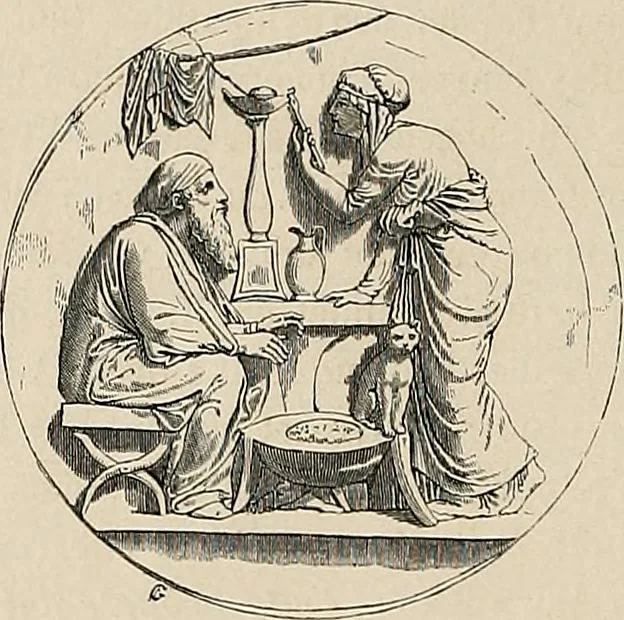 An illustration from Gazette des beaux-arts, 1859, leaf 586