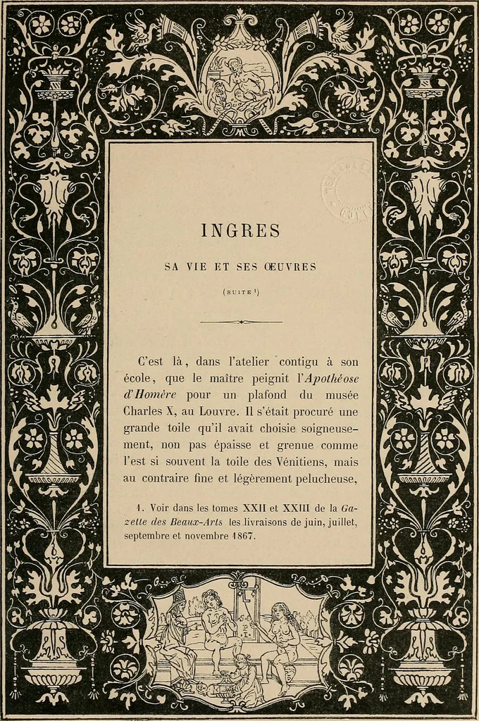 An illustration from Gazette des beaux-arts, 1859, leaf 9