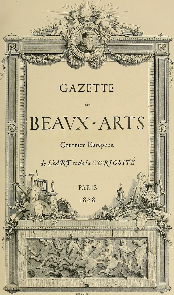 An illustration from Gazette des beaux-arts, 1859, leaf 9