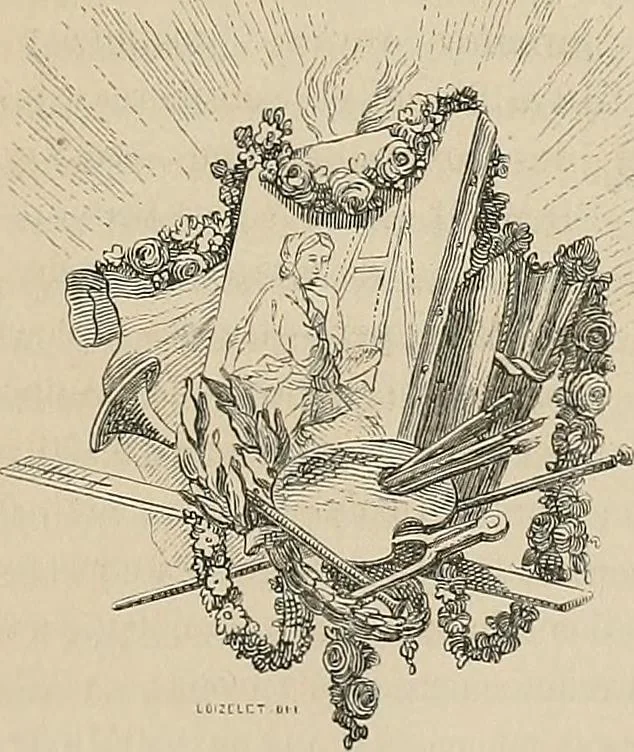 An illustration from Gazette des beaux-arts, 1859, leaf 93