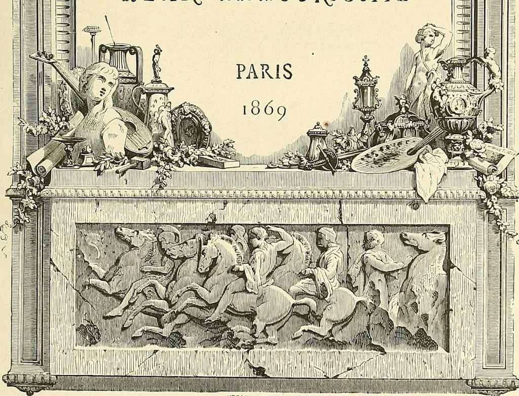 An illustration from Gazette des beaux-arts, 1859, leaf 8