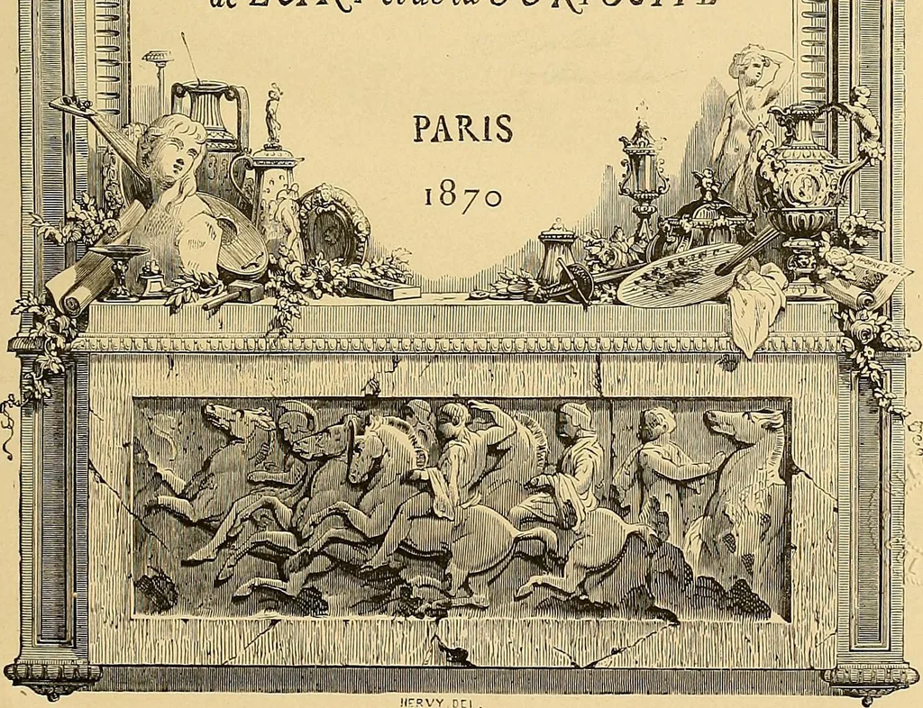 An illustration from Gazette des beaux-arts, 1859, leaf 8
