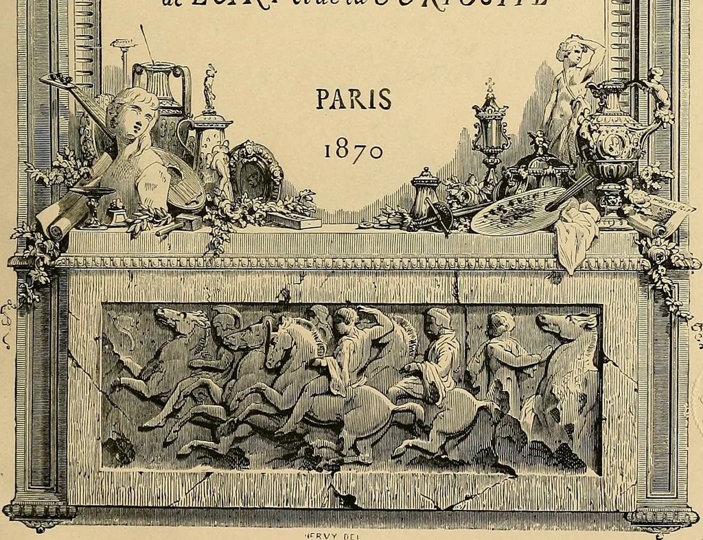 An illustration from Gazette des beaux-arts, 1859, leaf 8
