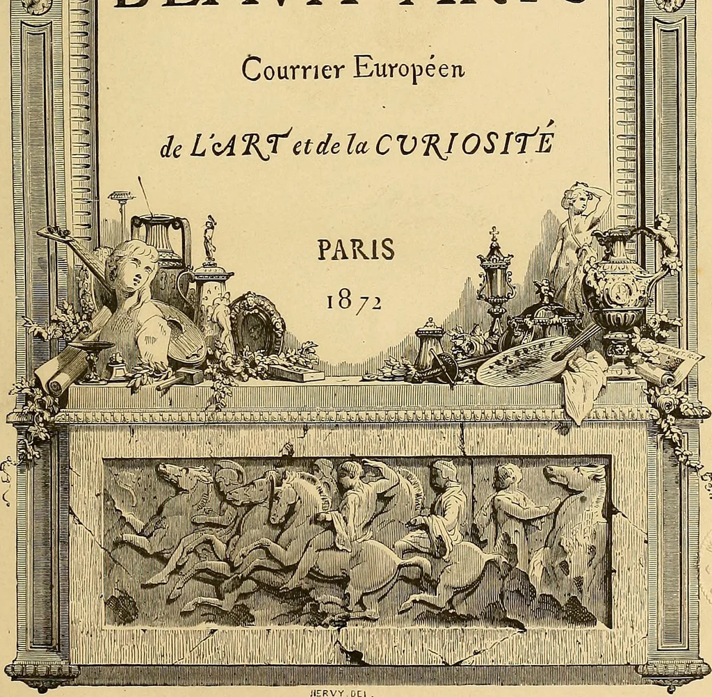 An illustration from Gazette des beaux-arts, 1859, leaf 10