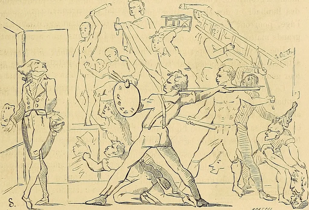 An illustration from Gazette des beaux-arts, 1859, leaf 452