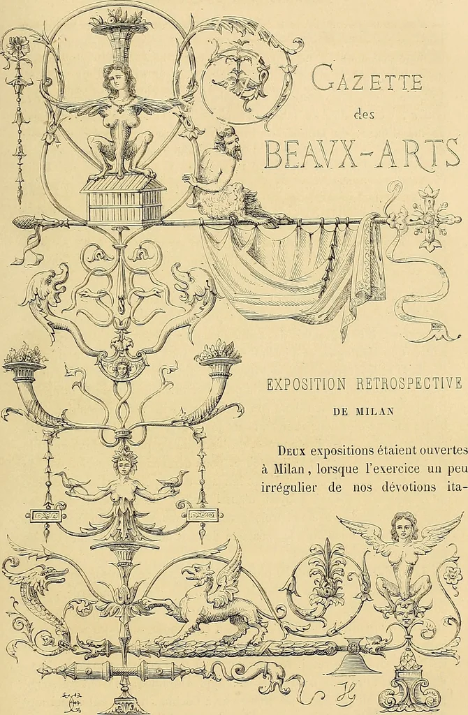 An illustration from Gazette des beaux-arts, 1859, leaf 476