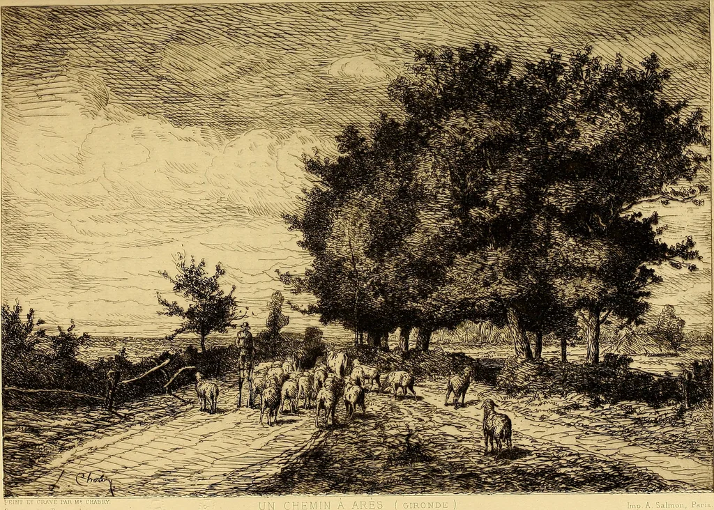 An illustration from Gazette des beaux-arts, 1859, leaf 92
