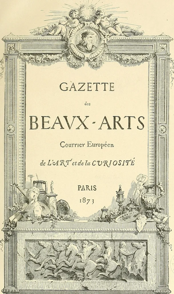 An illustration from Gazette des beaux-arts, 1859, leaf 10