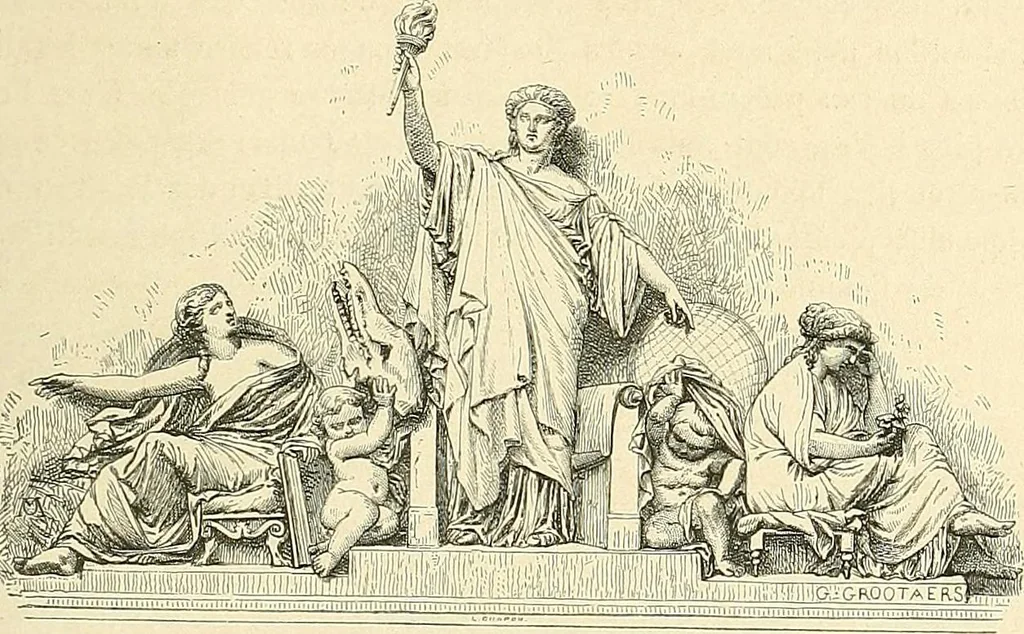 An illustration from Gazette des beaux-arts, 1859, leaf 76