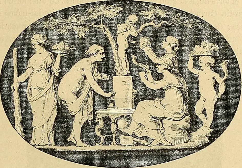 An illustration from Gazette des beaux-arts, 1859, leaf 96