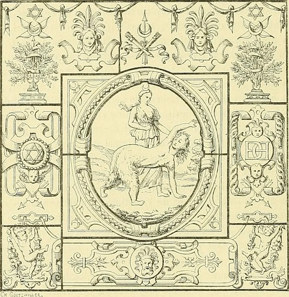An illustration from Gazette des beaux-arts, 1859, leaf 32