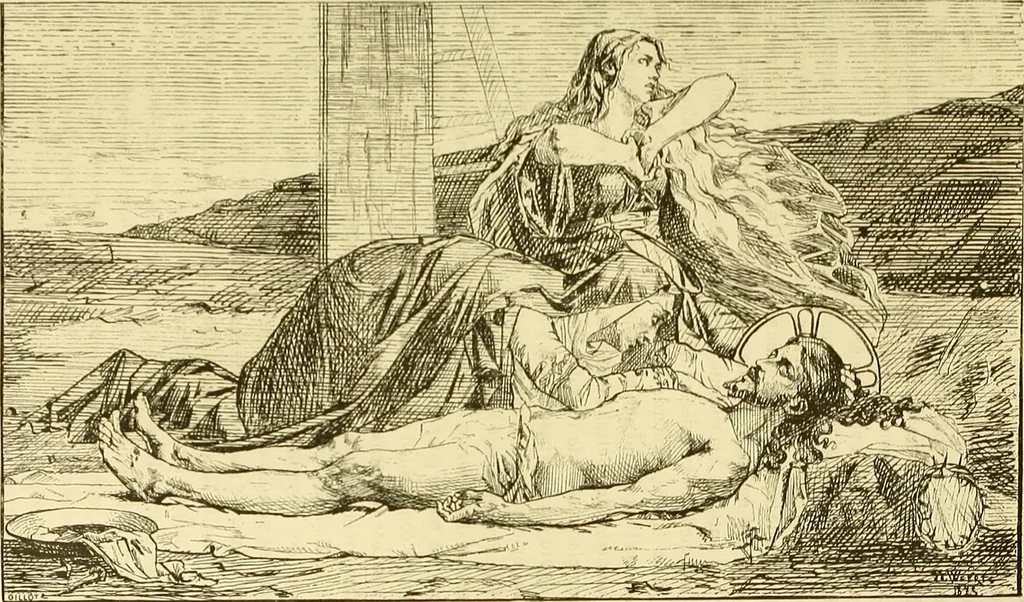 An illustration from Gazette des beaux-arts, 1859, leaf 551