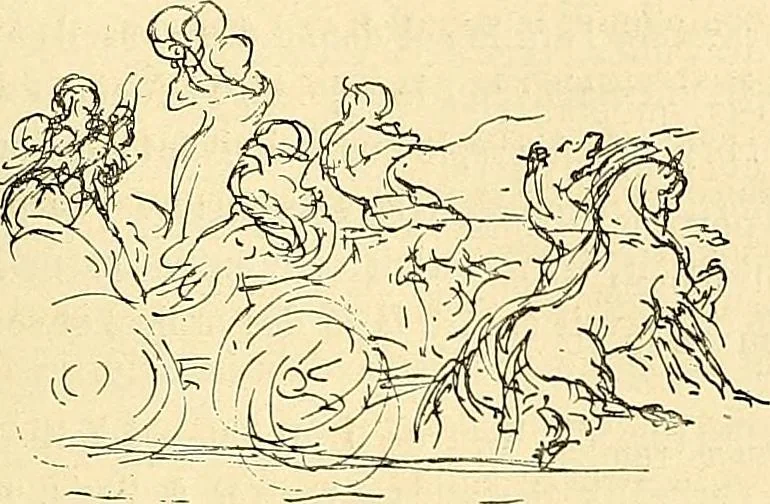 An illustration from Gazette des beaux-arts, 1859, leaf 677