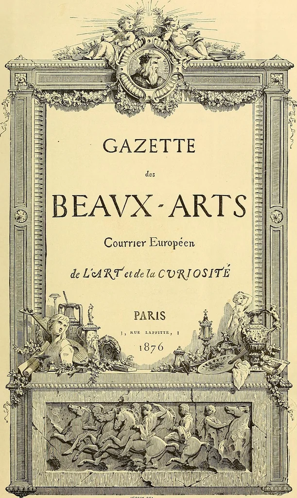 An illustration from Gazette des beaux-arts, 1859, leaf 7