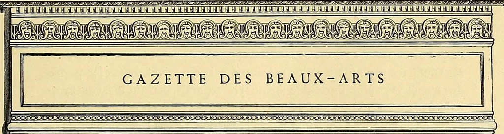 An illustration from Gazette des beaux-arts, 1859, leaf 9