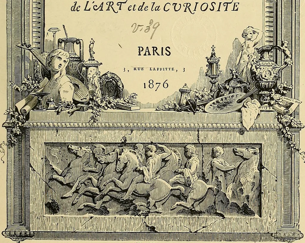 An illustration from Gazette des beaux-arts, 1859, leaf 9